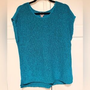 Teal Knit Women's Top Chico’s Size 2